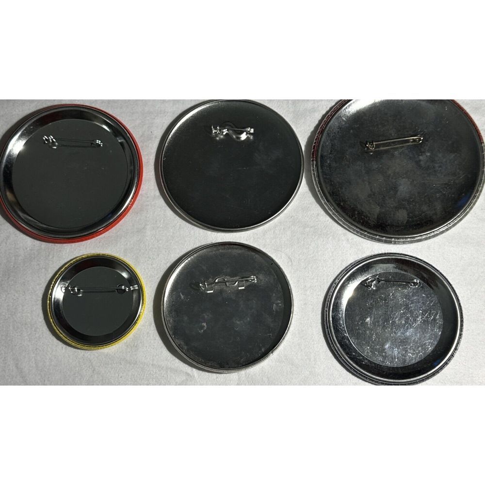 6 Pin Button Lot - Coke Coca Cola Strohs 7-11 Mr Pibb Hellmans Gas Variety Size - Picture 2 of 2
